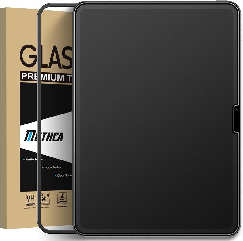 Mothca Matte Glass Screen Protector for iPad Air 11-inch M3 2025 / M2 2024 (iPad Air 7th/6th Generation) with Easy Installation Frame, Anti-Glare & Anti-Fingerprint Tempered Glass Film, Smooth as Silk - Image 1